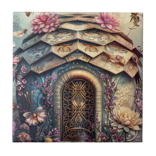 Enchanted Bee Garden Fantasy (8) Tile