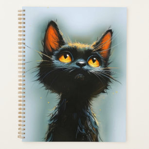 Enchanted Black Cat Planner