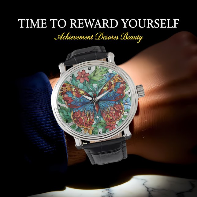 Enchanted Bloom" - Floral Butterfly Watch (Creator Uploaded)