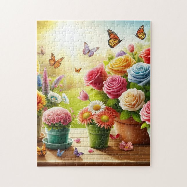 Enchanted Blooms Jigsaw Puzzle (Vertical)