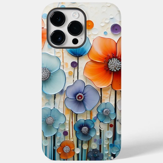 Enchanted Blossoming Meadow Wildflowers Case-Mate iPhone Case (Back)