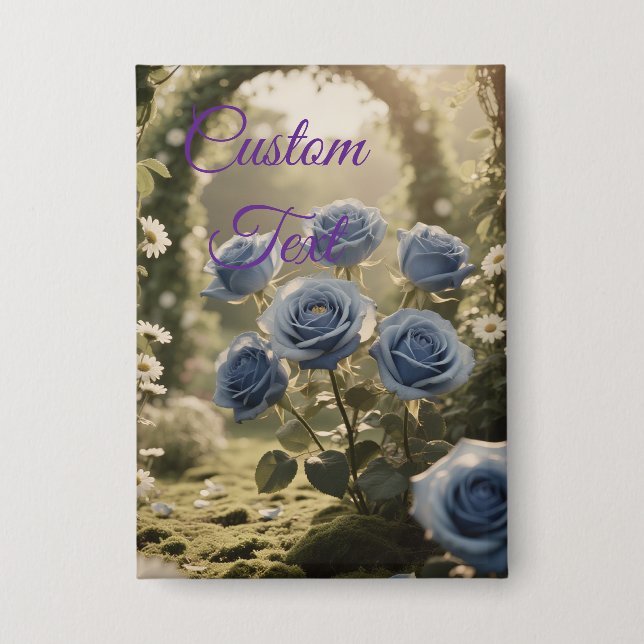 Enchanted Blue Rose – Romantic Floral Accent (Front)