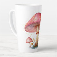 Enchanted Blush Pink Mushroom Delight