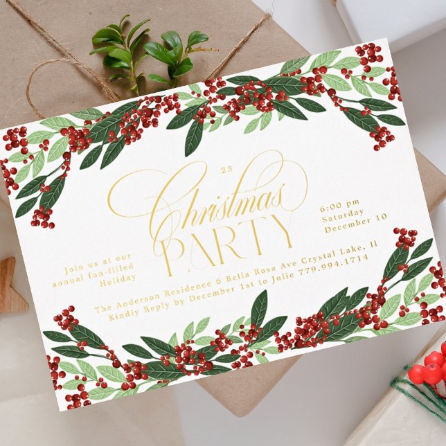 Enchanted Botanical Elegance Christmas Party (Creator Uploaded)