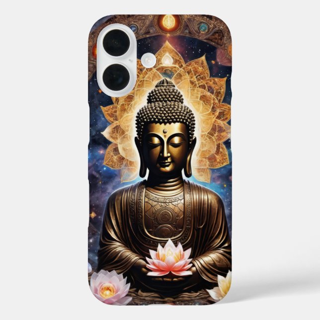 Enchanted Buddha meditation in gold and loto cover (Back)