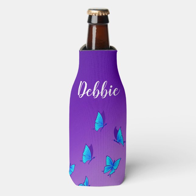 Enchanted Butterflies  Cooler (Bottle Front)