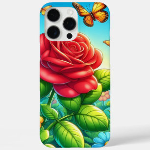 Enchanted Butterflies & Roses iPhone 16 Pro Max Case
