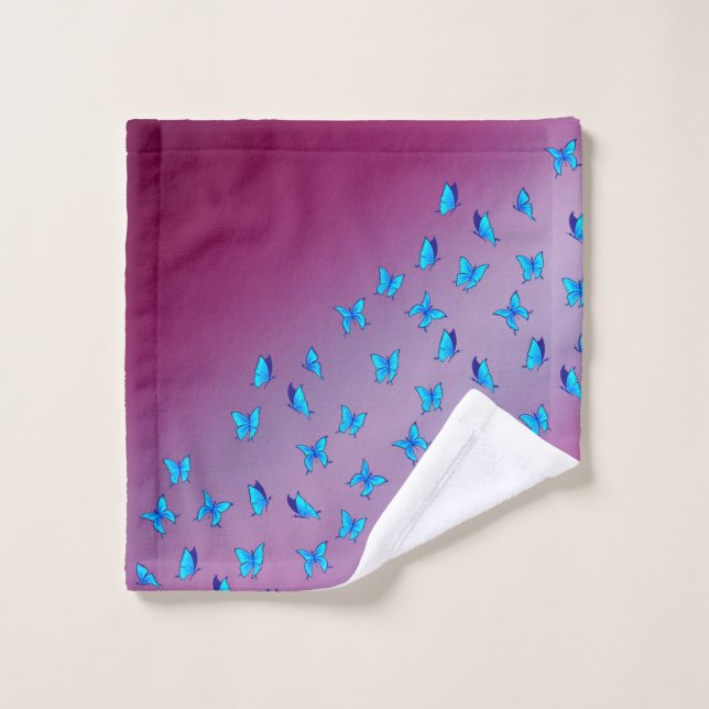Enchanted Butterflies  Wash Cloth (Wash Cloth)