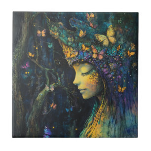 Enchanted Butterfly Forest Goddess (6) Tile