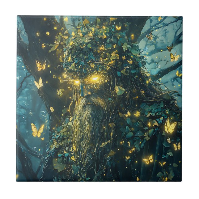 Enchanted Butterfly Forest Goddess (8) Tile (Front)
