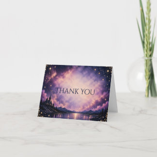Enchanted Castle Kids Party Thank You Note Card