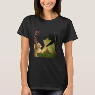 Enchanted Cat vs Feline Parody Fantasy Artwork T-Shirt