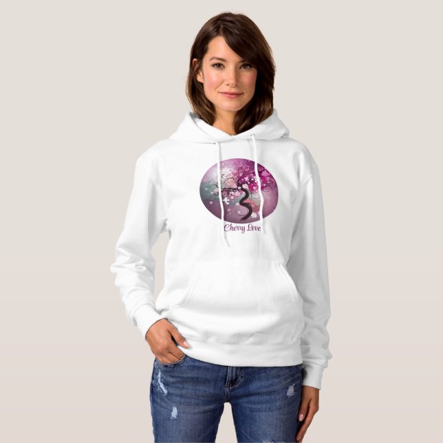Enchanted Cherry Dance Hoodie (Front Full)