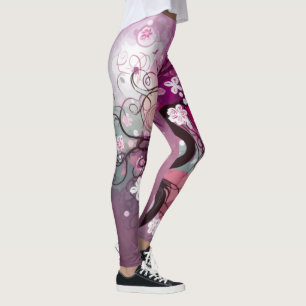 Enchanted Cherry Dance Leggings