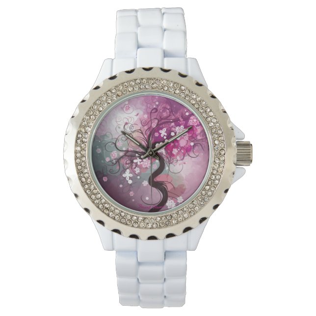 Enchanted Cherry Dance Watch (Front)