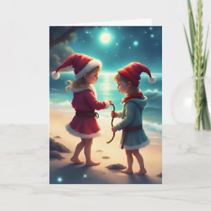 Enchanted Christmas by the Sea – Holiday Card