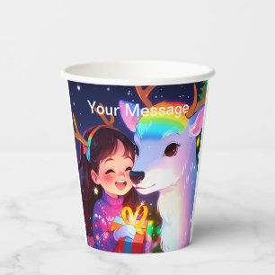 Enchanted Christmas Glow Paper Cups