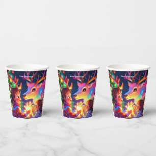 Enchanted Christmas Glow Paper Cups