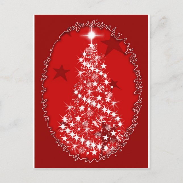 Enchanted Christmas Holiday Postcard (Front)