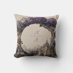 Enchanted Circle Castle Wedding Cushion