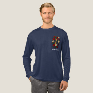 Enchanted Climbing Roses Initial “I” Tri-Blend Shirt