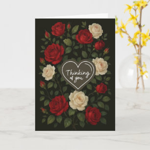 Enchanted Climbing Roses :Thinking of You, Card