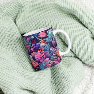 Enchanted Coral Reef Colourful Underwater Scene Mu Mug