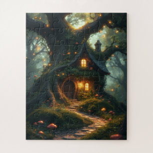 Enchanted Cottage Puzzle: A Magical Forest Jigsaw Puzzle
