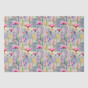 Enchanted Daisy Wildflower Floral Pattern Tissue Paper