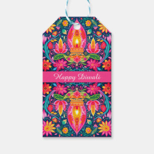 Enchanted Diwali Gardens Gift Tags