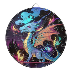 Enchanted Dragon Fire Dartboard