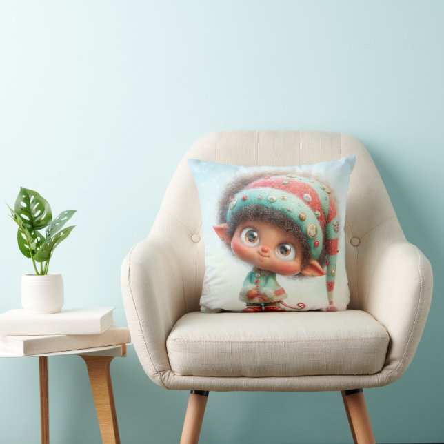 Enchanted Elf | North Pole Christmas Magic Cushion (Chair)