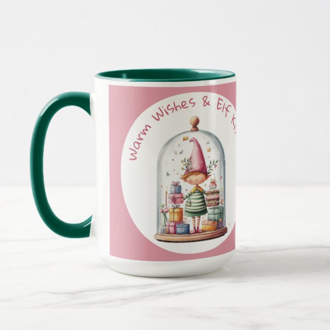 Enchanted Elf | North Pole Christmas  Mug (Left)