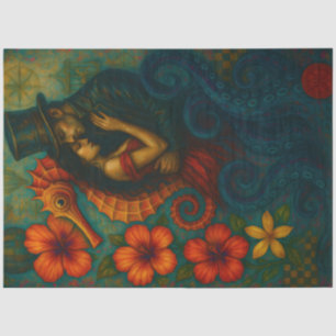 Enchanted Embrace – Fantasy Steampunk Decoupage  Tissue Paper