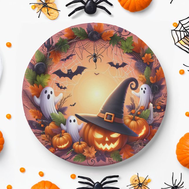  Enchanted Eve - Festive Halloween Paper Plates (Creator Uploaded)