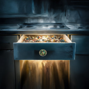 Enchanted Evening of Ale A Leprechauns Toast Ceramic Knob