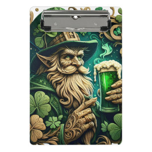 Enchanted Evening of Ale A Leprechauns Toast Mini Clipboard