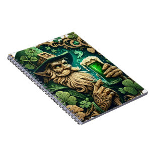 Enchanted Evening of Ale A Leprechauns Toast Notebook