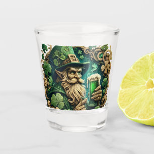 Enchanted Evening of Ale A Leprechauns Toast Shot Glass