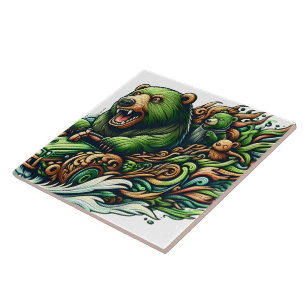 Enchanted Evening of Ale A Leprechauns Toast  Tile