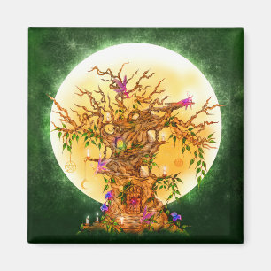 Enchanted Faerie Tree Magnet