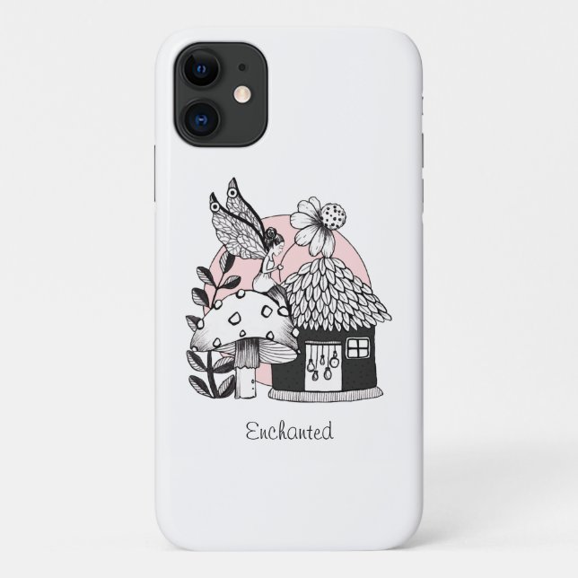 Enchanted Fairy And Fairy House Case-Mate iPhone Case (Back)