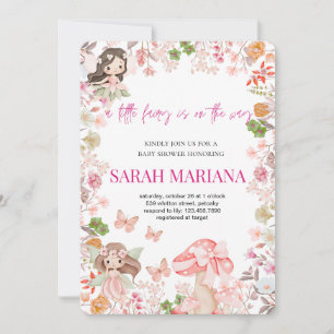 Enchanted Fairy Baby Shower  Invitation