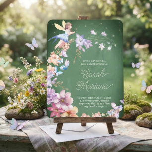 Enchanted Fairy Baby Shower Invitation