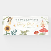 Enchanted Fairy Birthday Mushroom Woodland