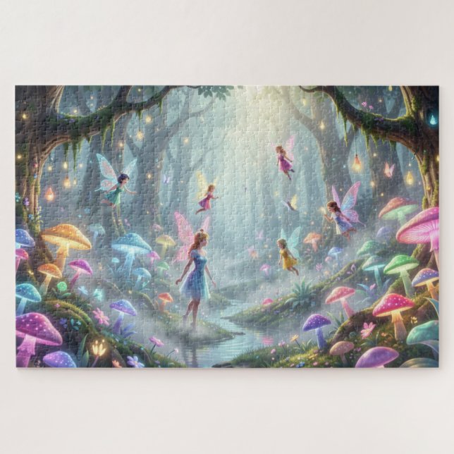 Enchanted Fairy Forest Jigsaw Puzzle (Horizontal)