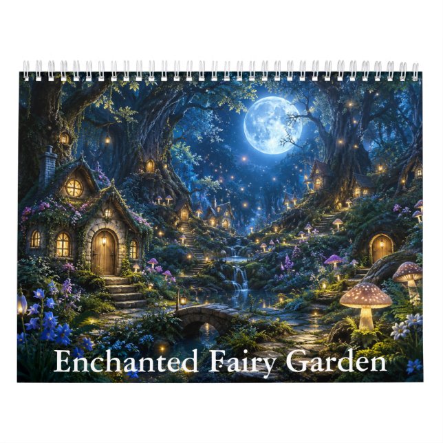 Enchanted Fairy Garden Calendar  (Cover)