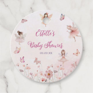 Enchanted Fairy Garden for Girl Baby Shower Favour Tags
