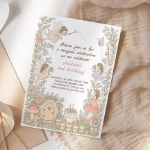 Enchanted Fairy Garden Girl Birthday
