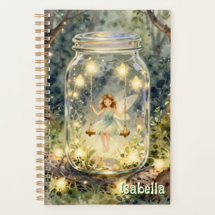 Enchanted Fairy in a Jar in a Magical Forest Planner